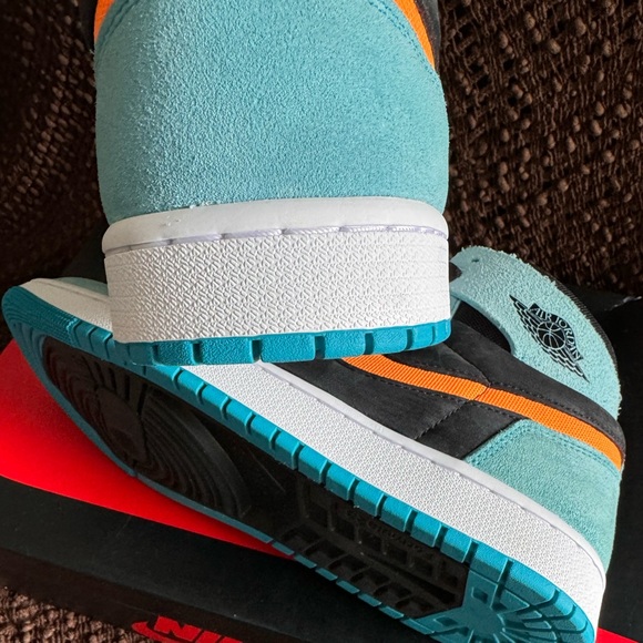 Nike Air Jordan 1 Zoom CMFT 2 | Bleached Aqua Citrus | DV1307-408 | Size 9 Men - Picture 11 of 16